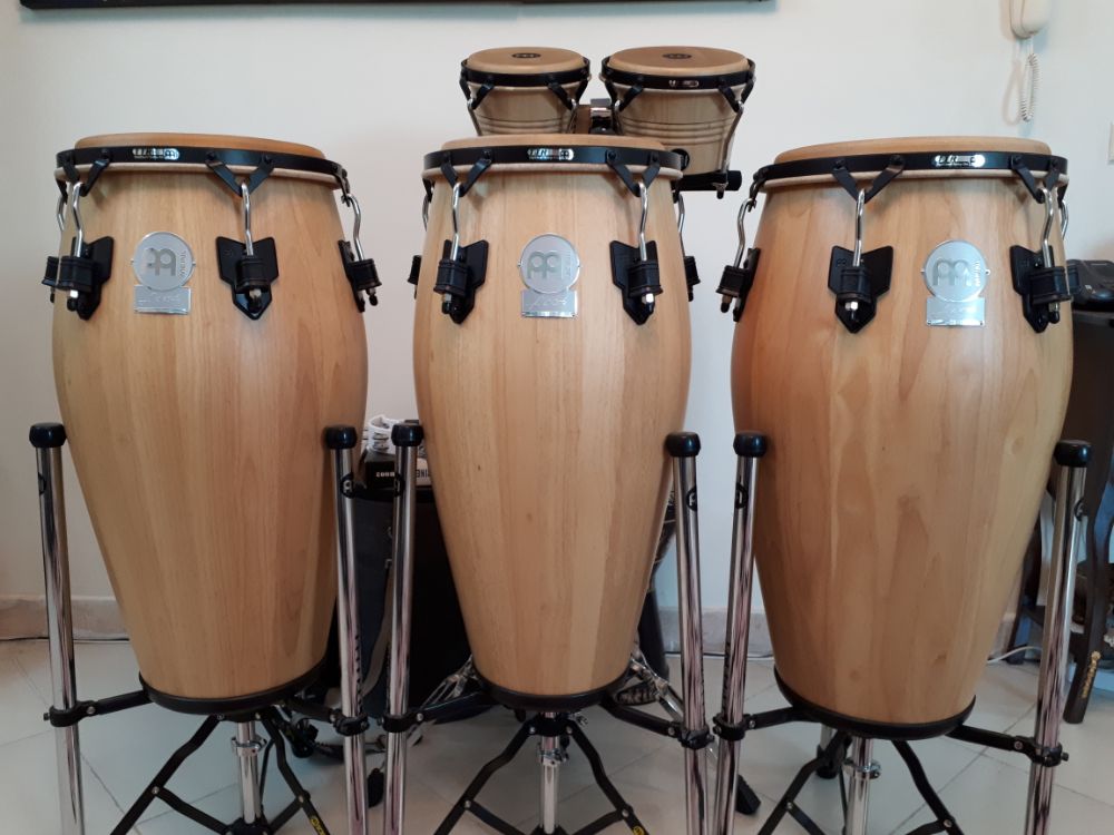 ست کامل پرکاشن meinl حرفه ای لوئیز کونته آکبند