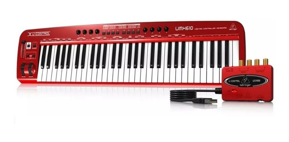 کیبورد midi حرفه ای مدل UMX 610 در حد آکبند