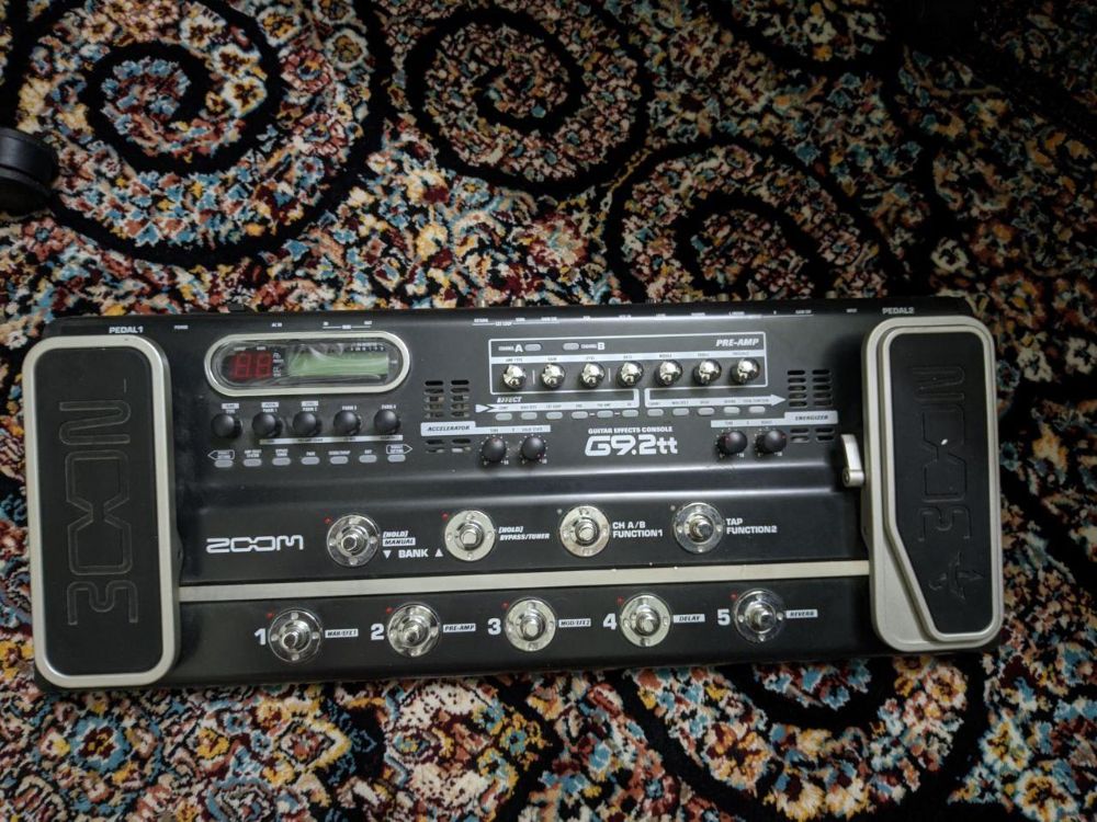 گیتار افکت زوم دو پداله Zoom G9.2 tt